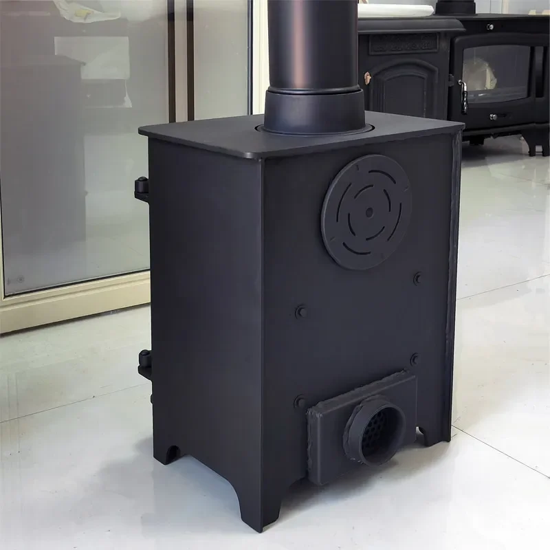 Cast Iron Wood Burning Fireplace Modern Real Fire Heating Stove for Home Office Tent Shop Direct from Manufacturer