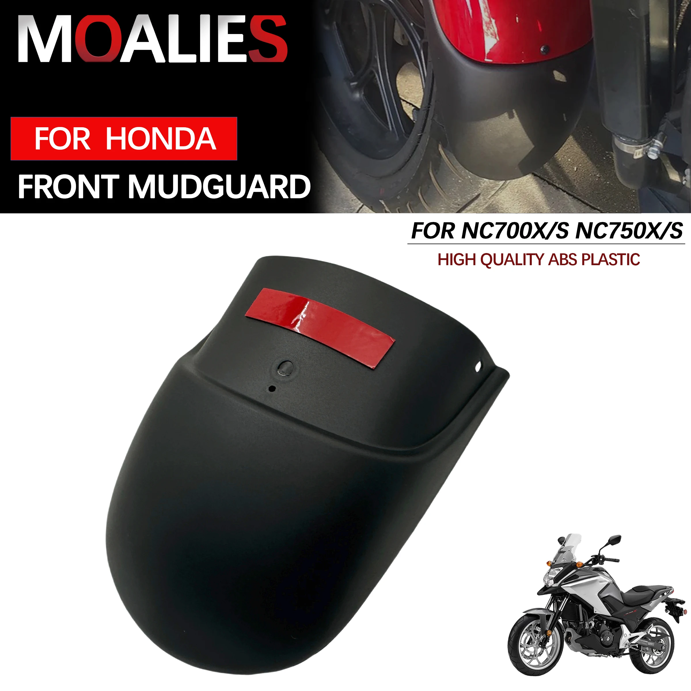

For Honda NC750X NC700S NC700X NC750S NC750 X/S 2012-2023 2019 2020 2021 2022 Front Fender Extender Extension Hugger Mudguard