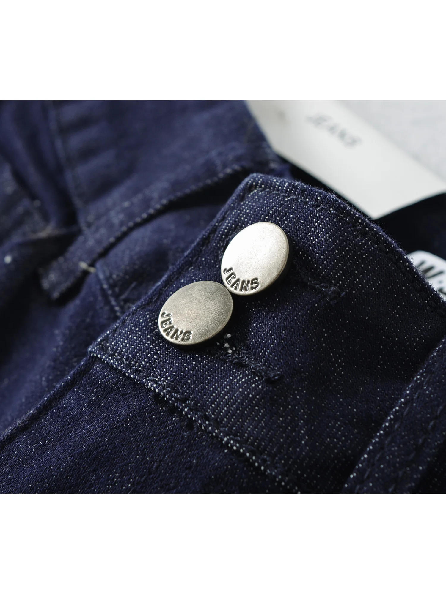 Jeans a gamba dritta a vita alta da donna originali Muffin elastico Top dimagrante drappeggiato bootcut retrò Sle autunno nuovo arrivo