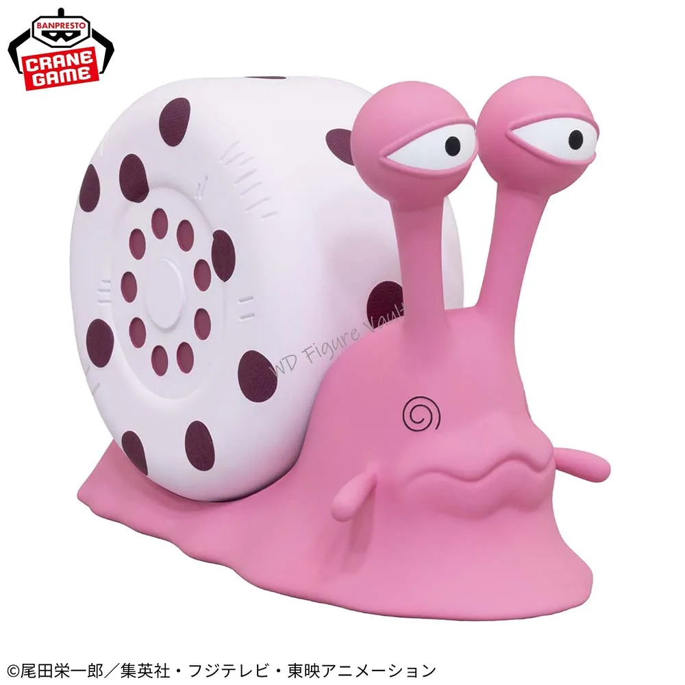In Stock Bandai Officially Licensed One Piece Dendenmushi Speaker 17CM PVC Figure Highly Detailed Collectible Model Toys Gifts