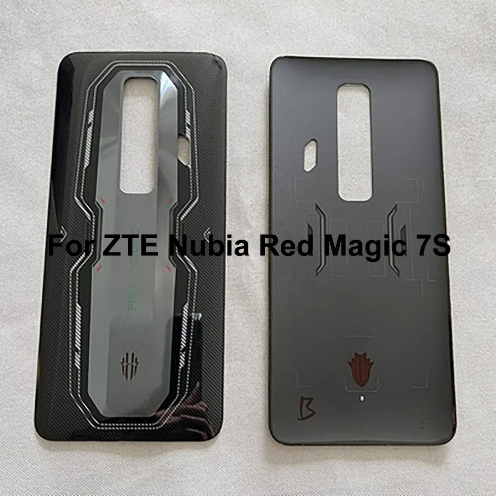 Back Glass Rear Cover For Nubia Red Magic 7S Battery Door Housing case back cover For ZTE Nubia RedMagic 7 S Parts