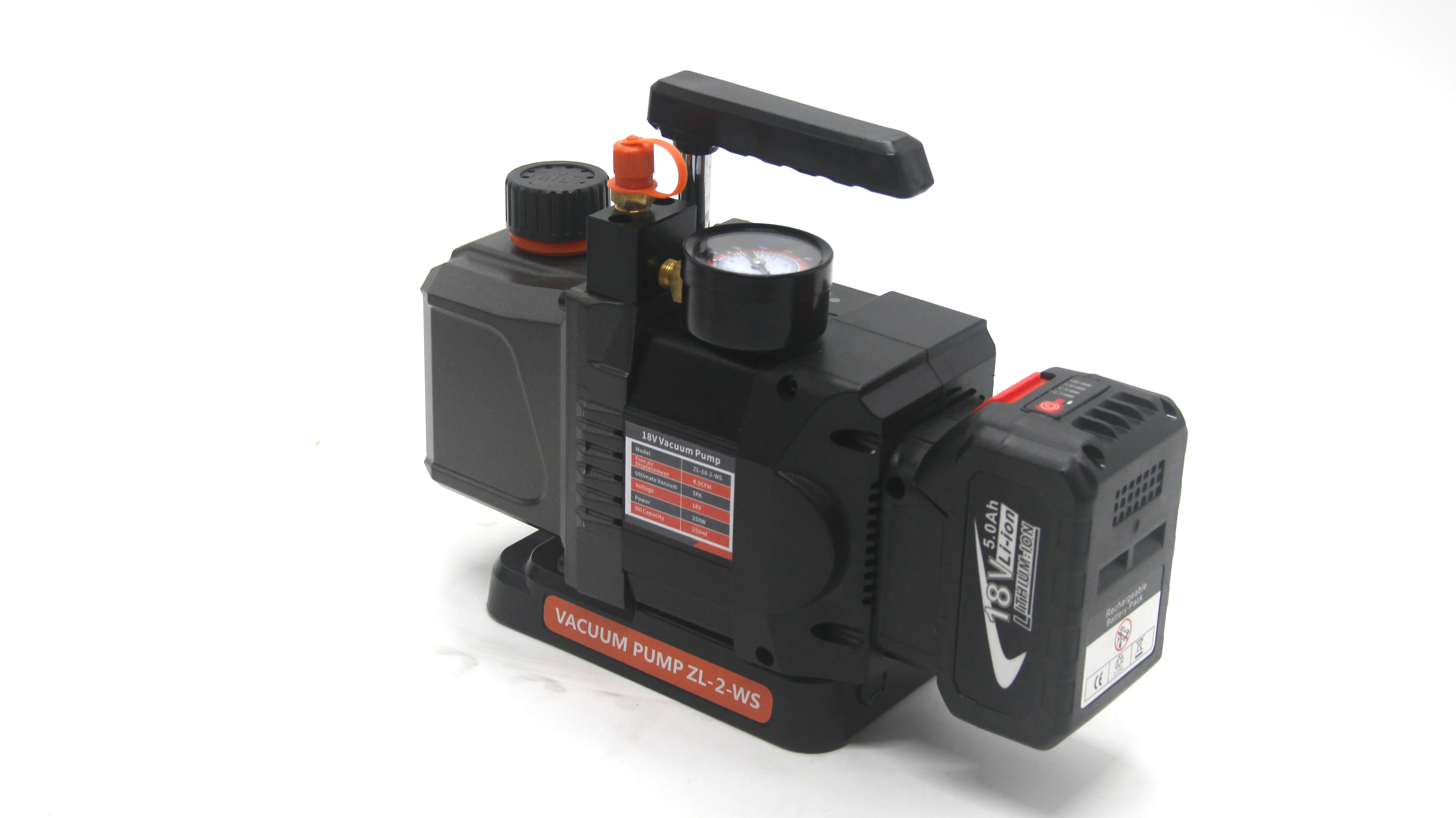

200W DC Brushless Motor 18V Single Stage Battery 4.5CFM Vacuum machine