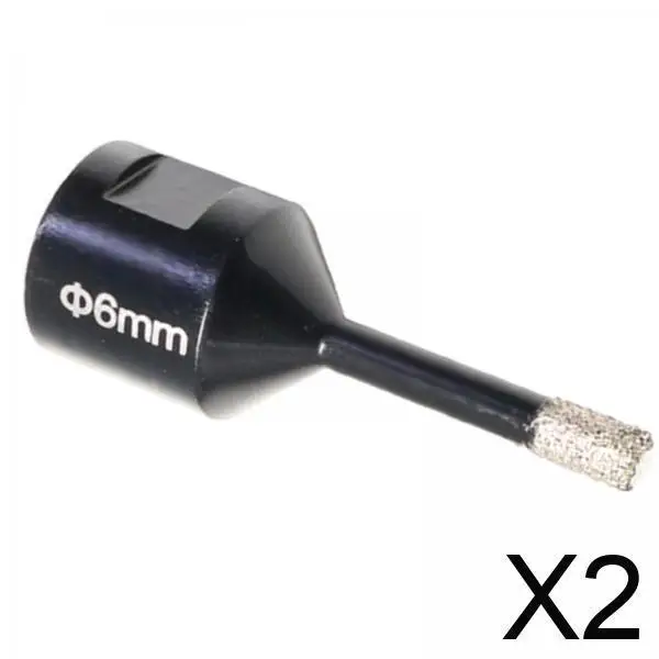 

2 алмазных пилы для плитки, 7/8 дюйма, 22 мм, угловая алмазная пила, пила для вакуумной пайки для кастрюль, стекла, керамики, сверла для плитки, 6 мм