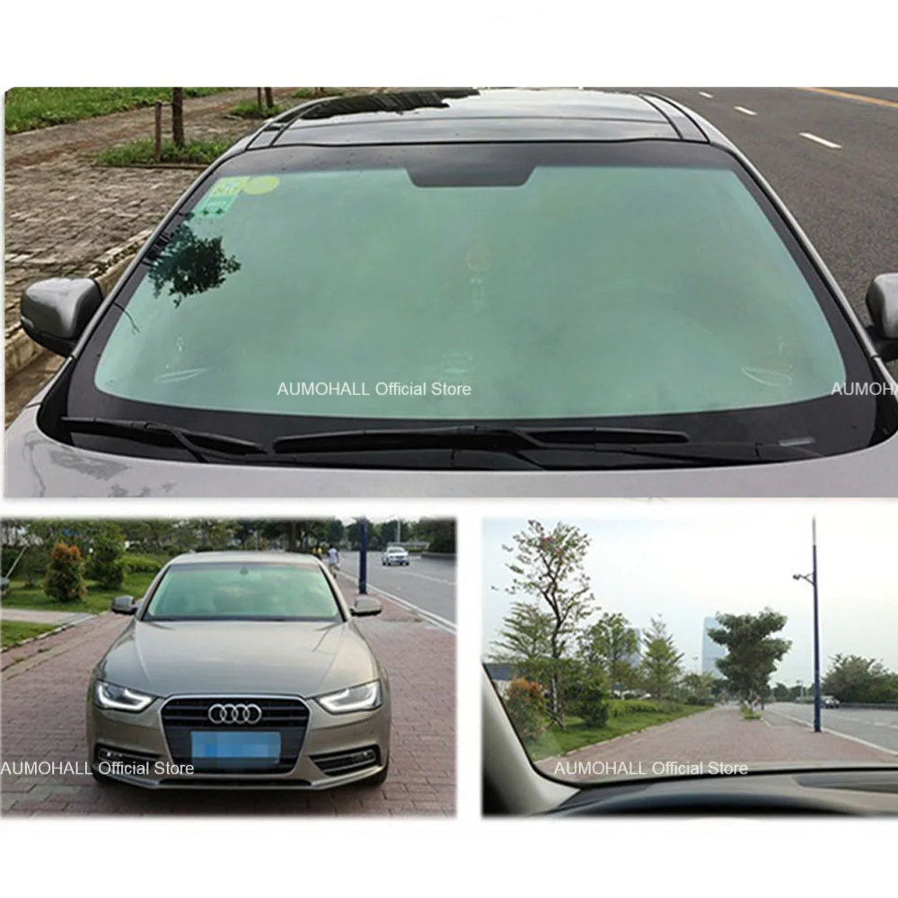 76cm x 300cm Green 68% VLT Windscreen Front Window Tint Solar Protection Film Foils Car Auto House IR 23% UV 47%