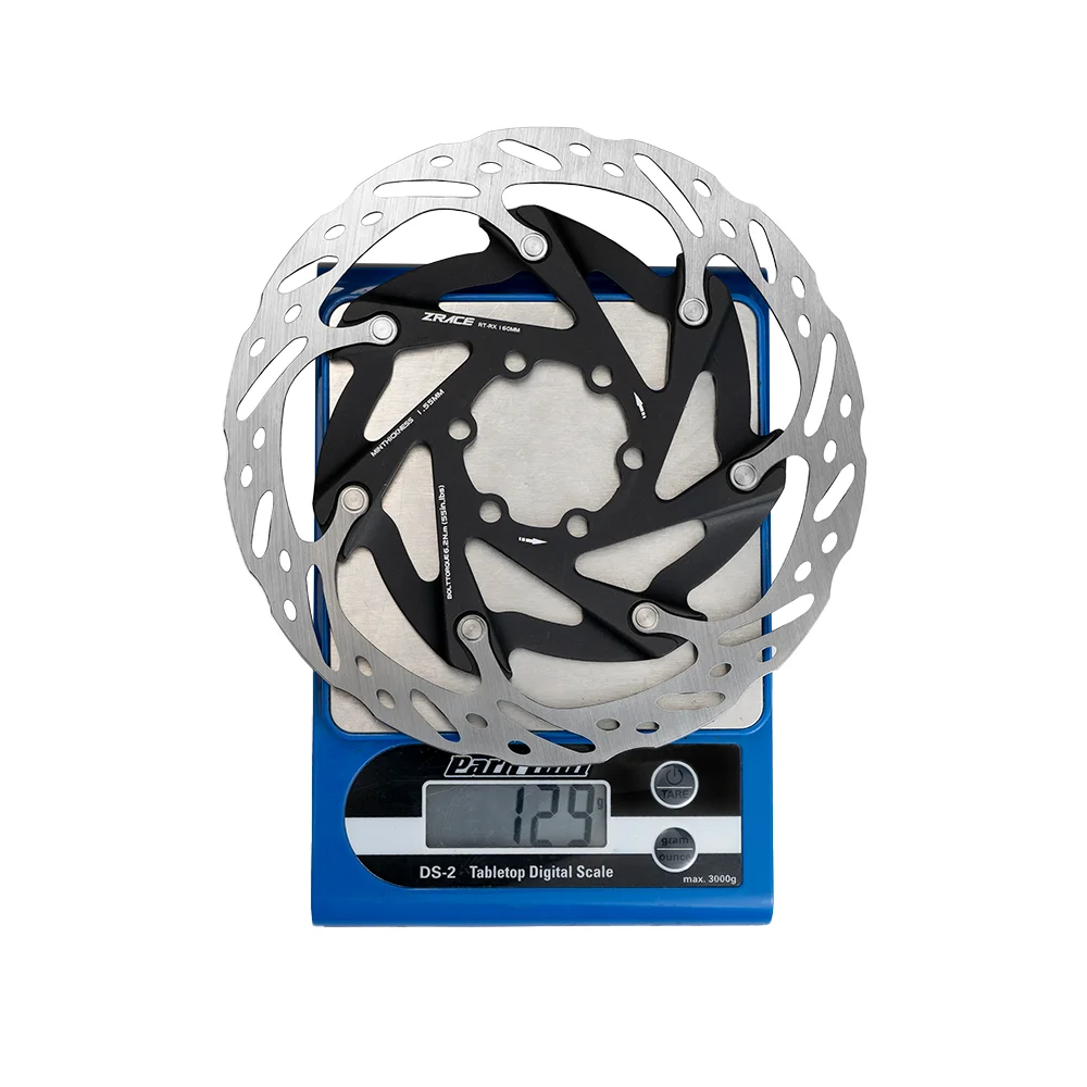 ZRACE RT-RX 6 Screw Disc Rotor, Ultralight Strong heat dissipation floating rotor 160mm Road disc brake