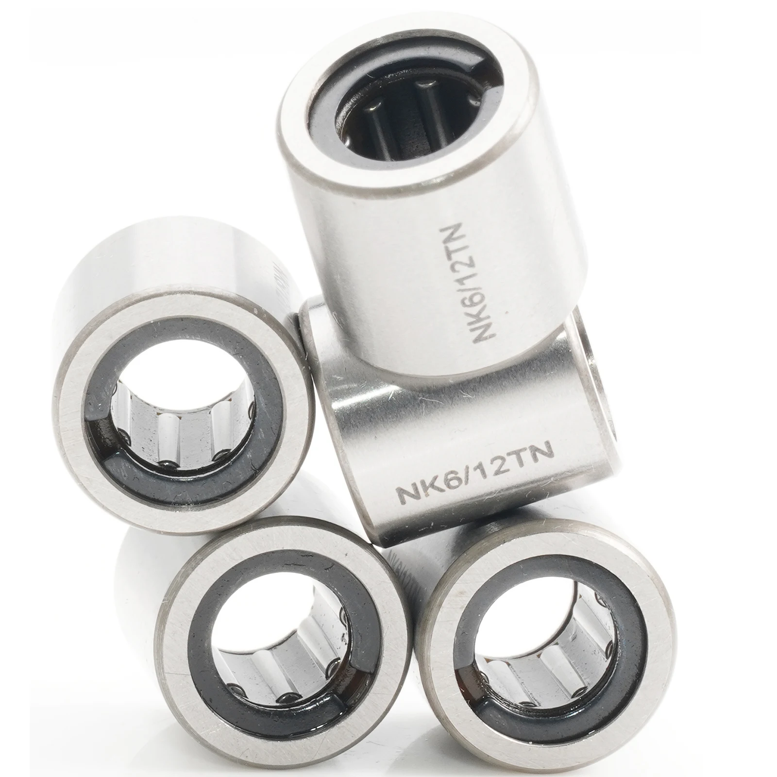 NK6/12TN 베어링 6*12*12mm (5 PC) 내부 링이 없는 솔리드 칼라 니들 롤러 베어링 NK6/12 TN NK612 베어링