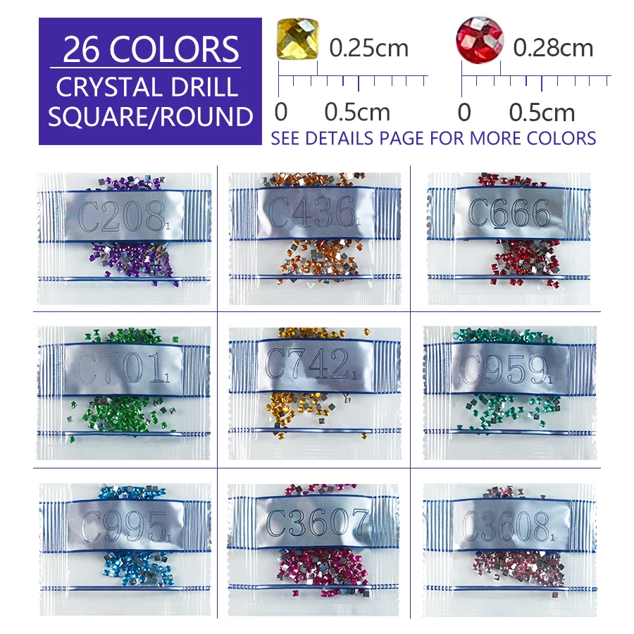 High Quality Resin Stones AB Crystal Glowing Drill Diamond Painting Accessory Backup Beads Cross Stitch Conversion Materials SP1