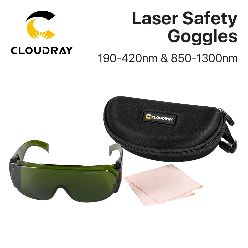 Cloudray 1064nm gogle ochronne styl B laserowe okulary ochronne 850-1300nm OD6 + CE do lasera światłowodowego