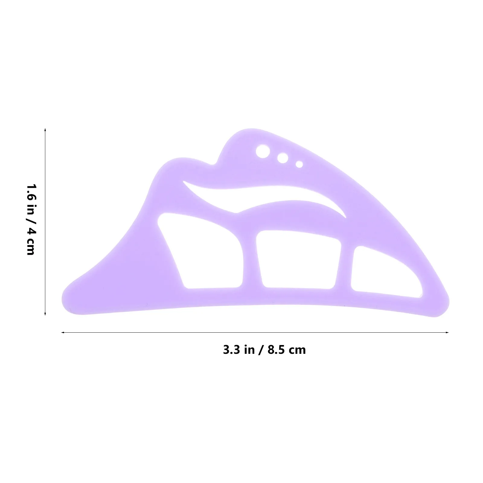 Plantilla de Silicona Reutilizable para Sombra de Ojos - Herramienta de Maquillaje para Looks Rápidos - Guía Precisa para Delineador de Ojos Doble