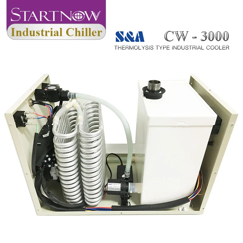 Industrial Water Chiller S&A CW-3000 For CNC Spindle 60W 80W Laser Cutting Machine CO2 Laser Tube Cooling CW3000 Equipment Parts