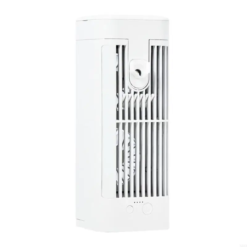 Portable Desktop Air Conditioning Fan with Light Multifunctional Air-cooled Fan N58D