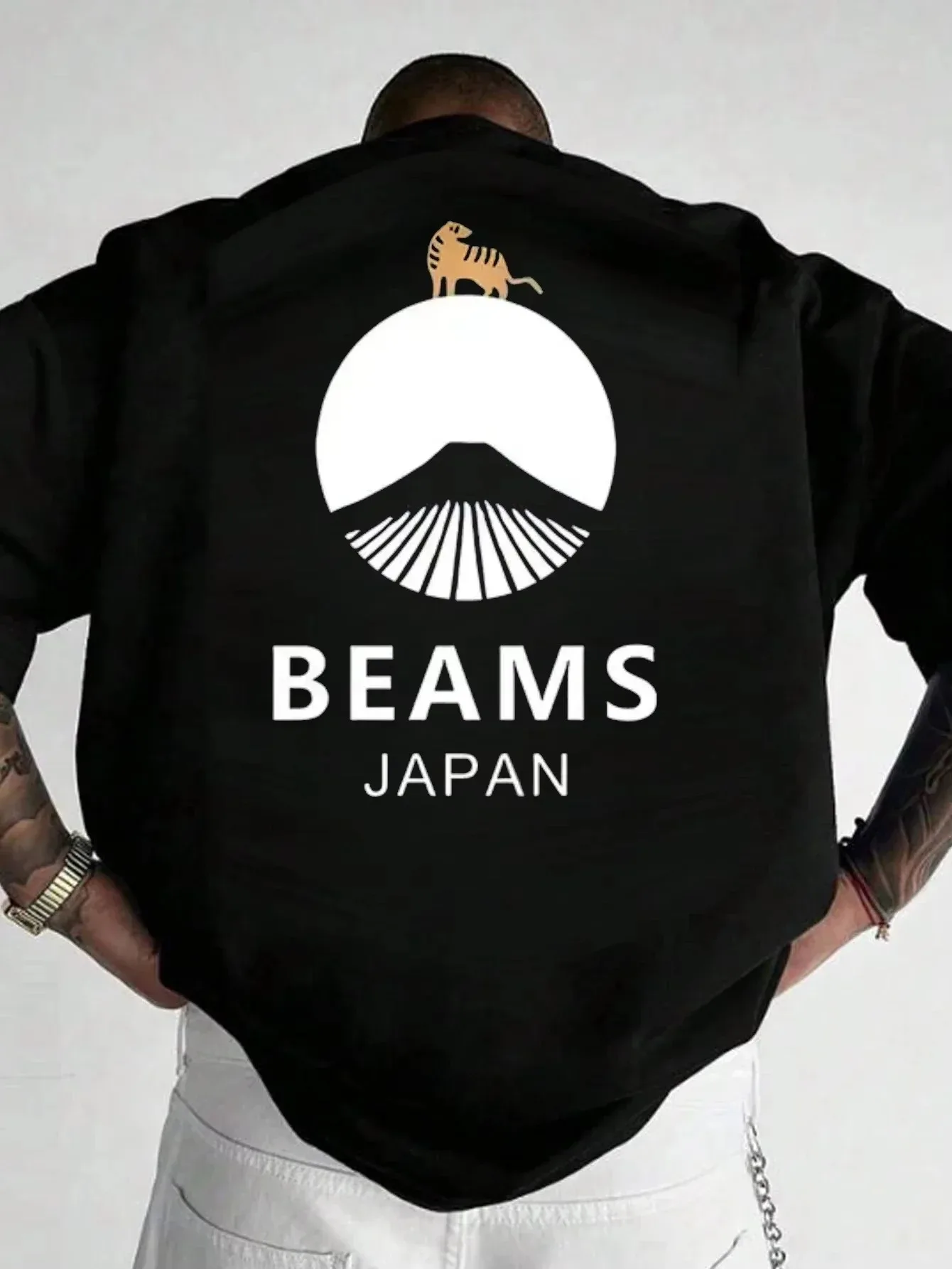 Neues Sommer BEMAS Modisches Muster 3D-Druck Atmungsaktives Schnelltrocknendes Herren Übergrößen-T-Shirt Outdoor Freizeit Eltern-Kind-Kleidung – Detail 6