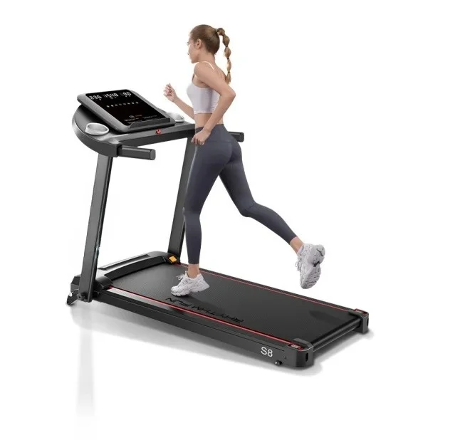

Incline Electric Flat Walking Pad Treadmill Machine Treadmills Mini Treadmill Home Fitness for Home with fit App