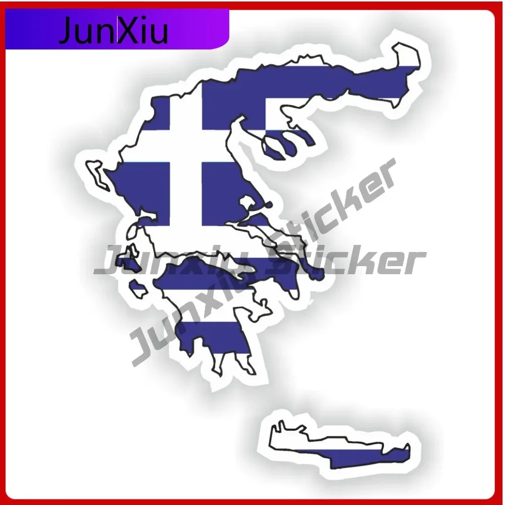 

Greece Map Flag Silhouette Sticker Vinyl Decals Exterior X500 Adventure Motorcycle Stickers Custom Sticker Decals Guitar Accesso