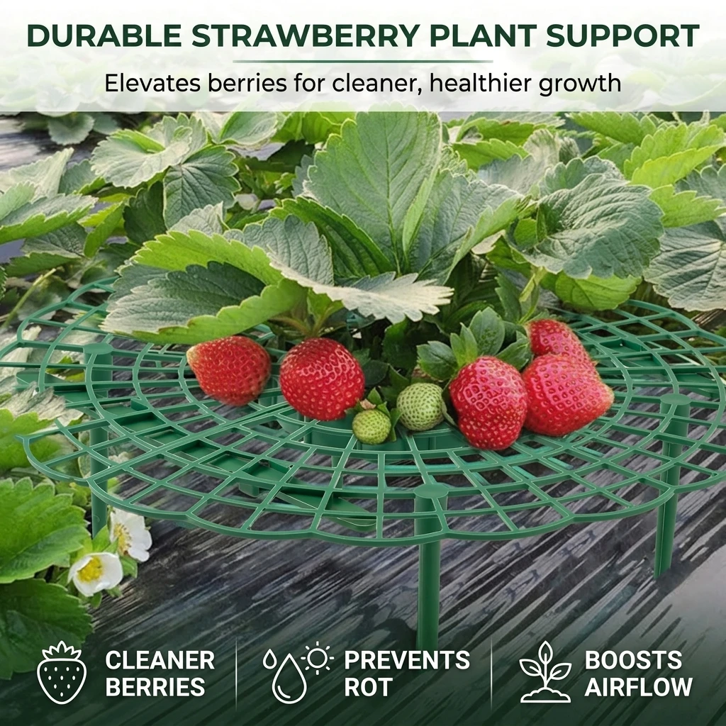 Strawberry Plant Support Stand With 4 Sturdy Legs For Seedling Growth