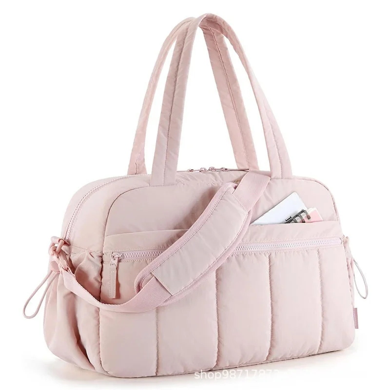 

Nesitu Lightweight A4 Travel Duffel Bag Gym Bag for Women with Wet Pocket Carry on Shoulder Boston bag Waterproof Beach bags M02