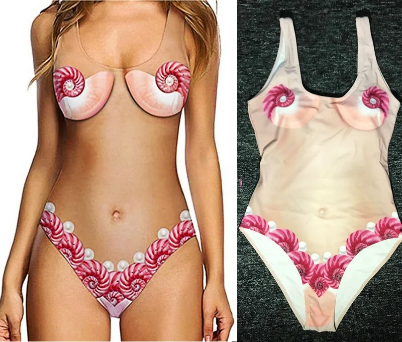 2018 New Fashion 3D Patterned Monokini Swimsuit Club Party DJ Female Singer Gogo Performance Costume Women's Ethnic Stage Wear
