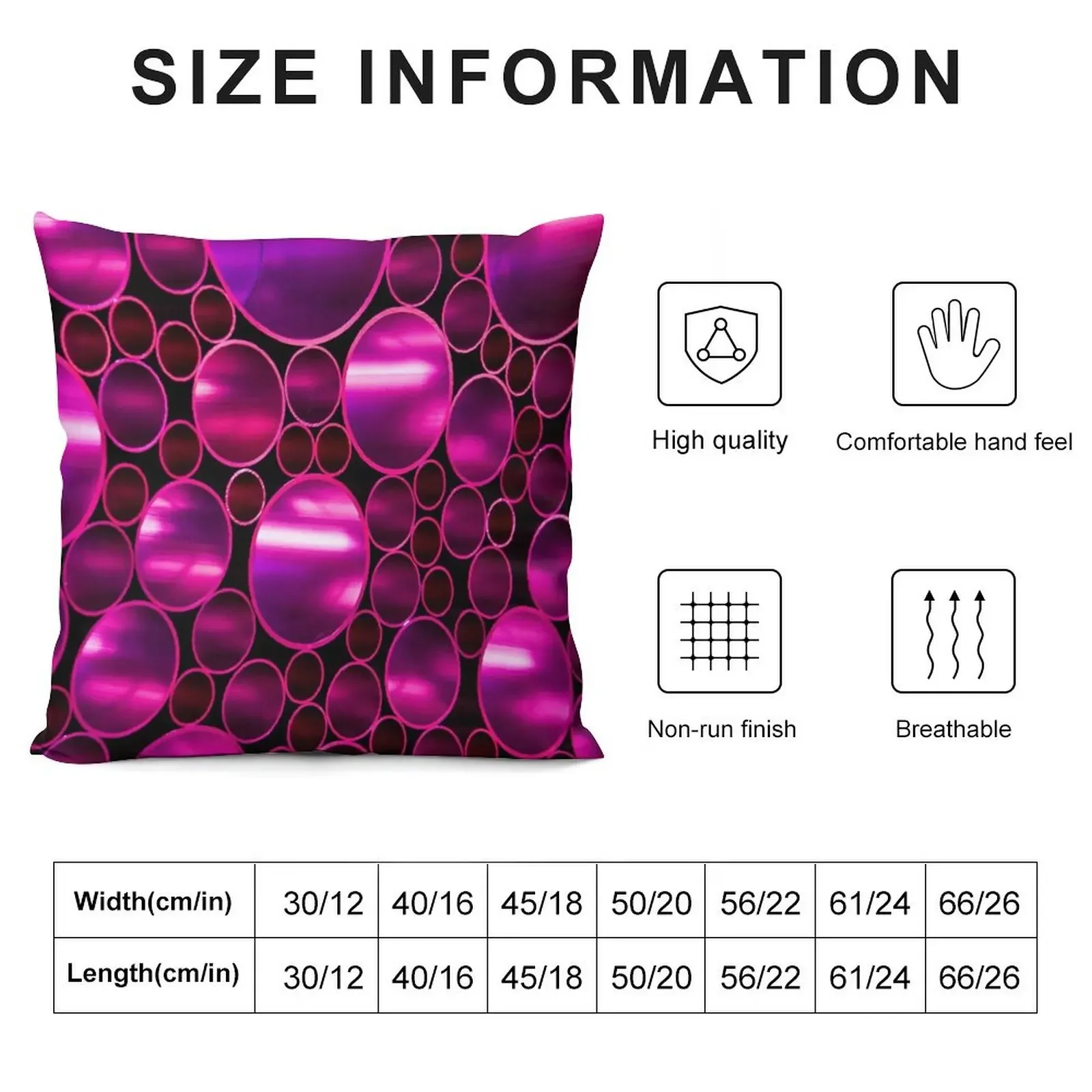 Magenta Tubes Throw Pillow Decorative Sofa Cushion Cushion Cover Luxury Sofa Covers Luxury Pillow Cover pillow