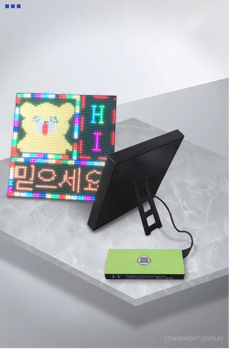 풀 컬러 LED 디스플레이 스크린 패널, 실내 비디오 벽 TV 지원, 와이파이 연결, 다국어, 64x64 픽셀, P3 P4