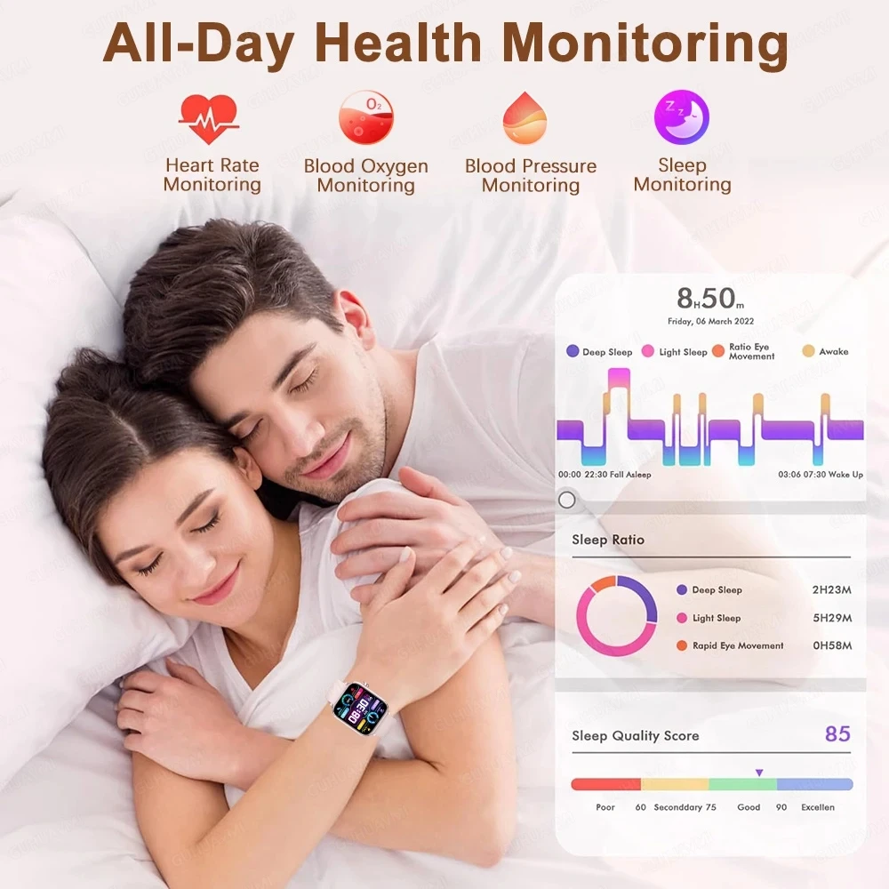 2024 New Medical Grade Smart Watch Men Blood Glucose Lipid and Uric Acid AI Diagnostic Detector Women Menstrual Health Tracker