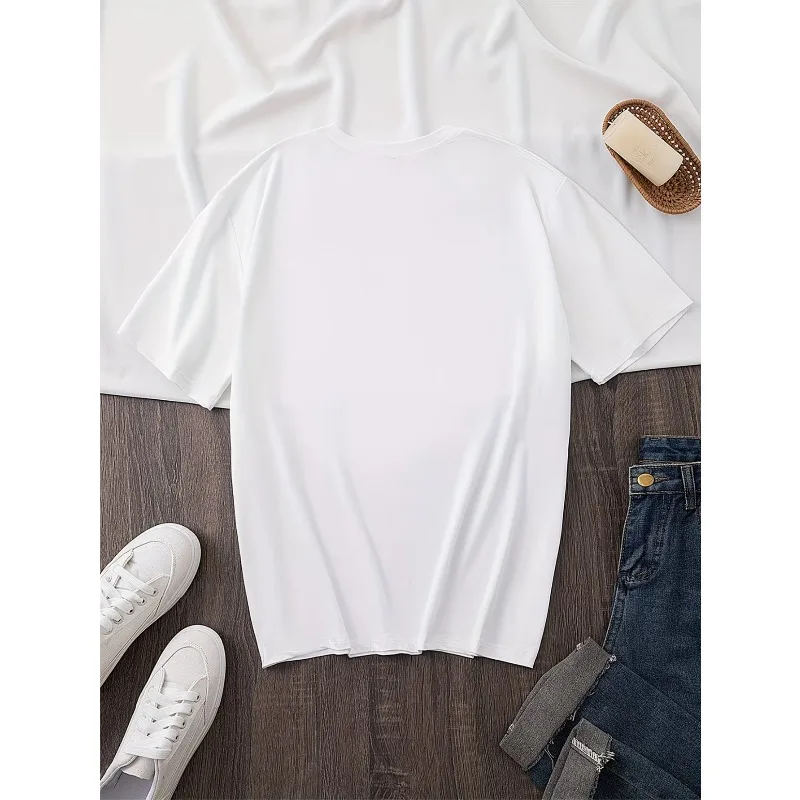 Men's T-shirt Minimum Compass Printed Round Neck Short Sleeve Summer Casual Top