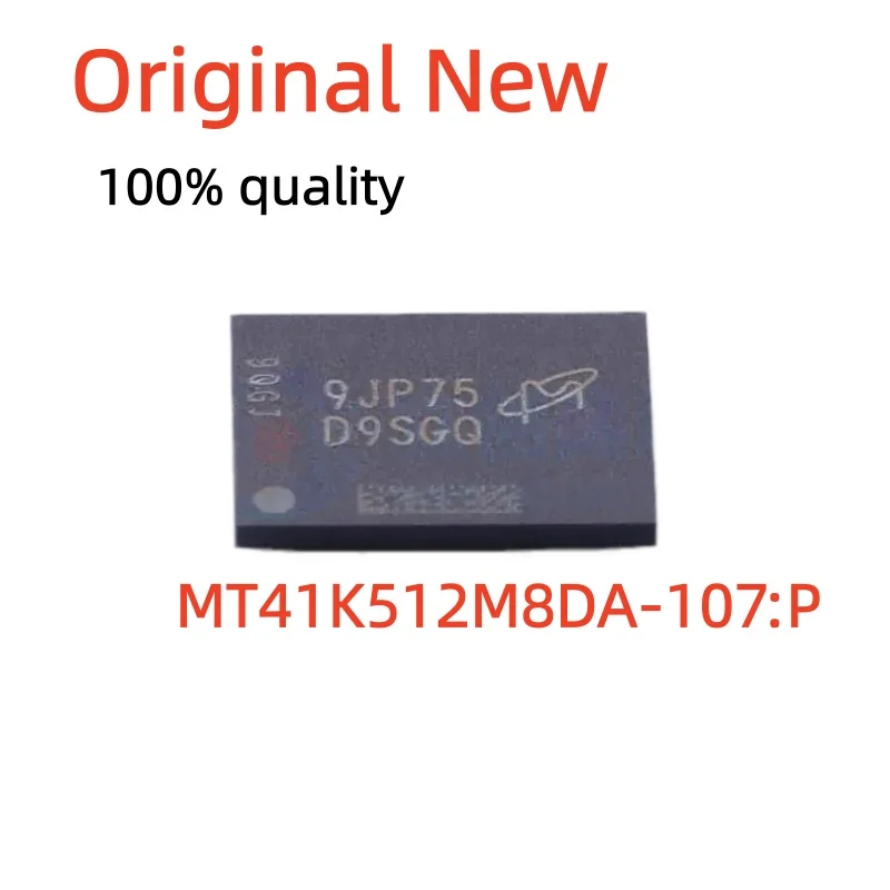 100%New MT41K512M8DA-107:P 4Gb X4 X8 X16 DDR3L Synchronous Dynamic Random Access Memory IC FBGA-78 Electronic Component