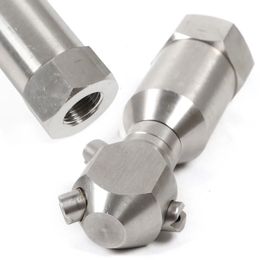 

Rotating Jetter Head Rotary Nozzle Pressure Washer Drain Sewer Hose Cleaner1/2"