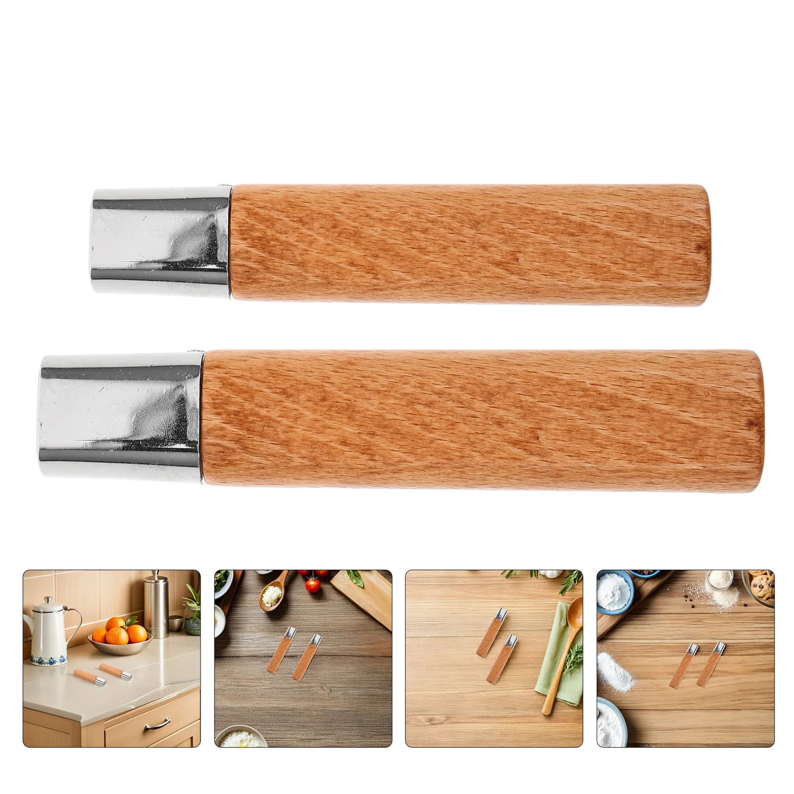 2 Pcs Grip for Chef Comfortable Cutter Handle Chopping Knife Repair Accessories Home Tool