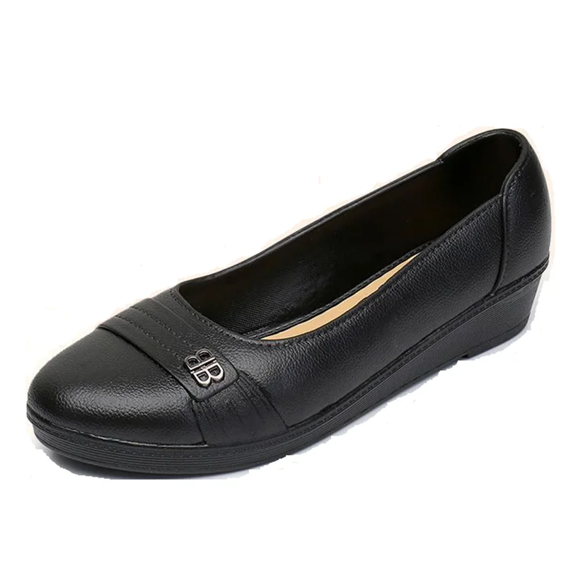 

Zapatos De Mujer Women Cute Sweet Light Weight Spring Slip on Flat Loafers Lady Cute Anti Skid Comfort Summer Black Shoes B156