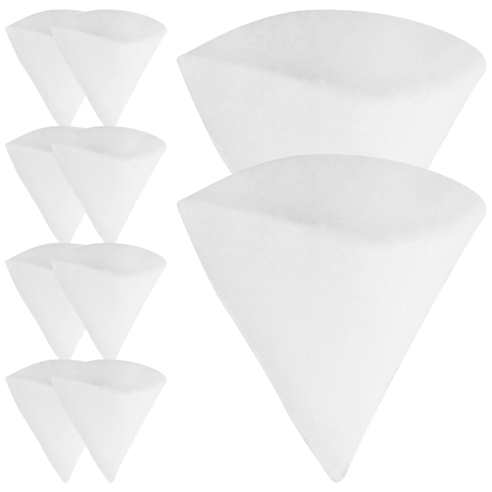 10 قطعة استبدال صمام العادم تصميم مخروطي لأنظمة التهوية الوبر الماسك المتاح مجفف تصفية ورقة القماش العادم #2