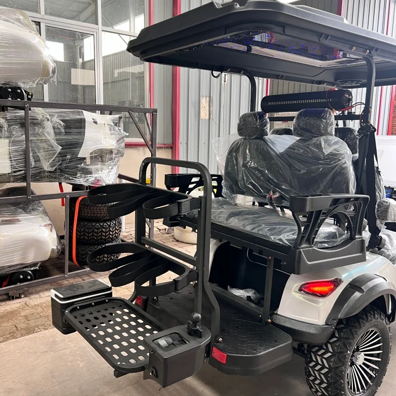 2026 عربات جولف ذات 4 مقاعد ببطارية ليثيوم 72 فولت عربات جولف، عربة جولف قانونية للشارع #4