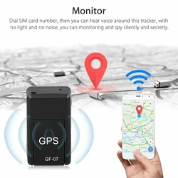 Micro Magnetic GPS Tracker, Vehicle Motorcycle Real-time Anti-theft Tracking Monitor, Personal Anti Loss Positioning Mini GPS