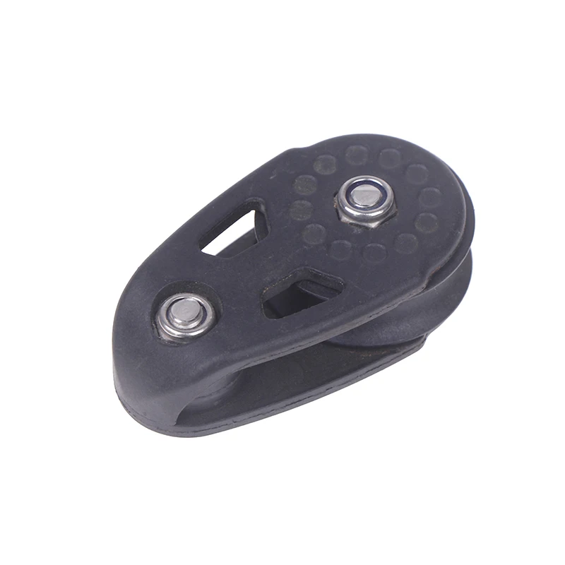 Heavy Duty Kayak Canoe Boat Pulley Kit with Slide Rail Anchor Trolley Marine Single Pulley Block Sheave for Water Sports
