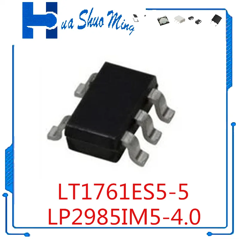 2Pcs/Lot LP2985IM5-4.0 LP2985IM5X-4.0 LT1761ES5-5 LTGG  LT1761ES5-5#TRPBF SOT-23-5