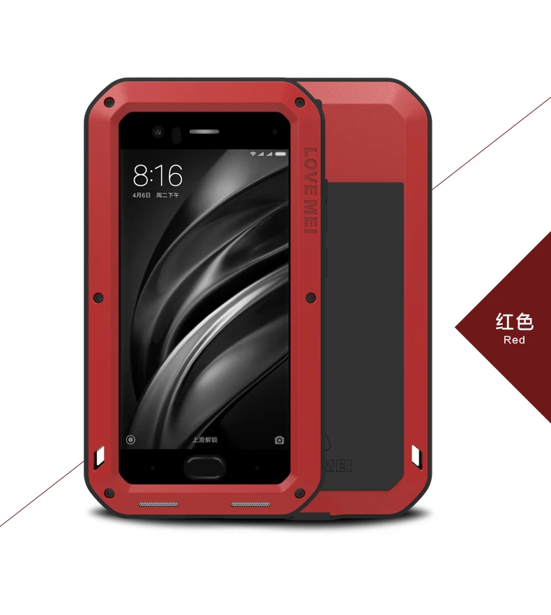 Original Love Mei Powerful Case For Xiaomi Mi 13 11 6 10 Pro Mi13 Mi11 Waterproof Shockproof Aluminum Case Cover For Xiaomi Mi