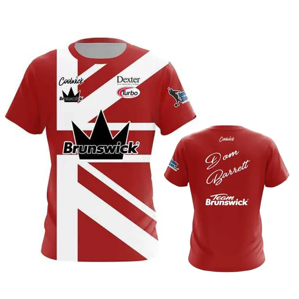 

In 2025, The Best-selling Braunschweig Dom Barrett CoolWick Bowling Jersey, Quick-drying and Quick-lowering Motorcycle T-shirt