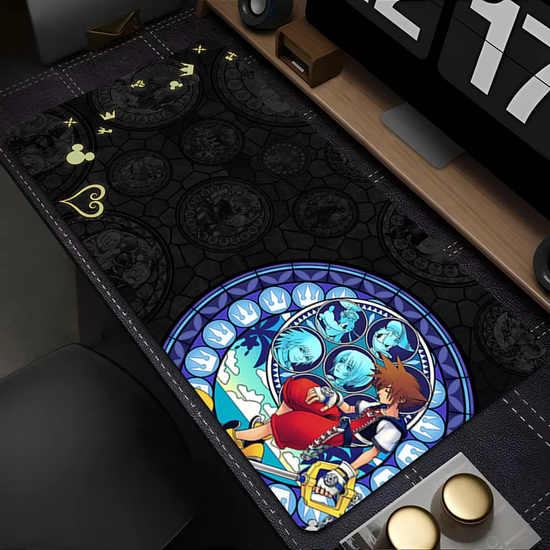 Muismat PC-accessoires Toetsenbordpad Bureaumat Antislip HD Muismat Natuurlijk rubber Gaming K-kingdom Harten Uitgebreide pad