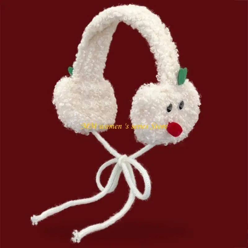 Q39C Elastic Headband Ear Muffs Mewah Telinga Nyaman Lebih Warmer Disesuaikan Tepung Depan