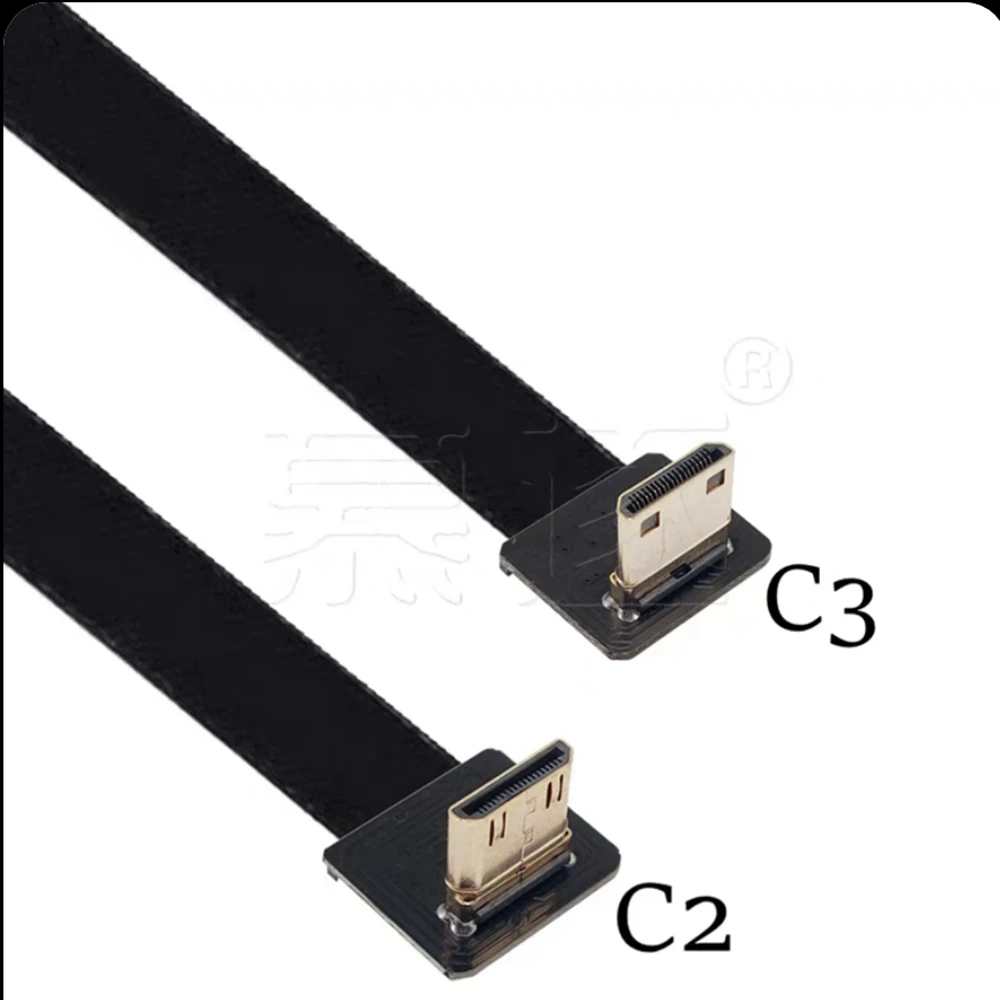 20 pin spasi FPV fotografi udara FFC fotografi udara upward mini HDMI ke HDMI ekstensi kabel definisi tinggi ca