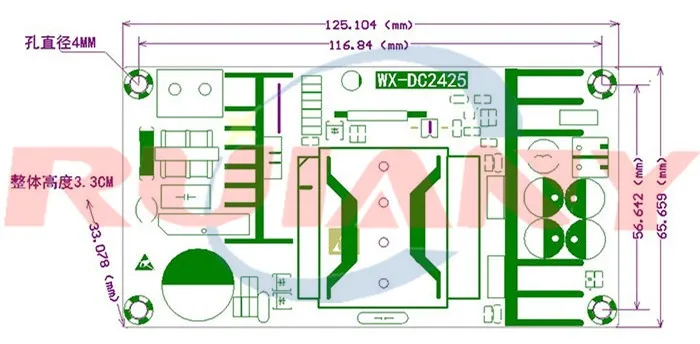 Ac 110-245V Naar Dc 36V 7A 250W Voedingsmodule AC-DC