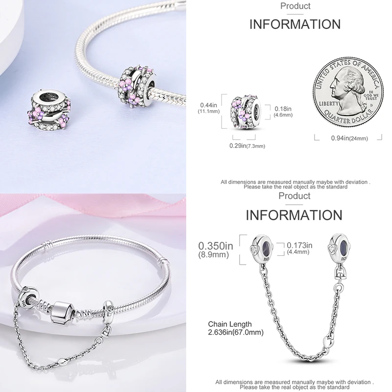 925 Sterling Silber Kaffeekanne Pfotenabdruck Koffer Kunstpalette Böser Blick Elefanten-Charm-Perlen Original DIY Armband Geschenk für Frauen – Detail 17