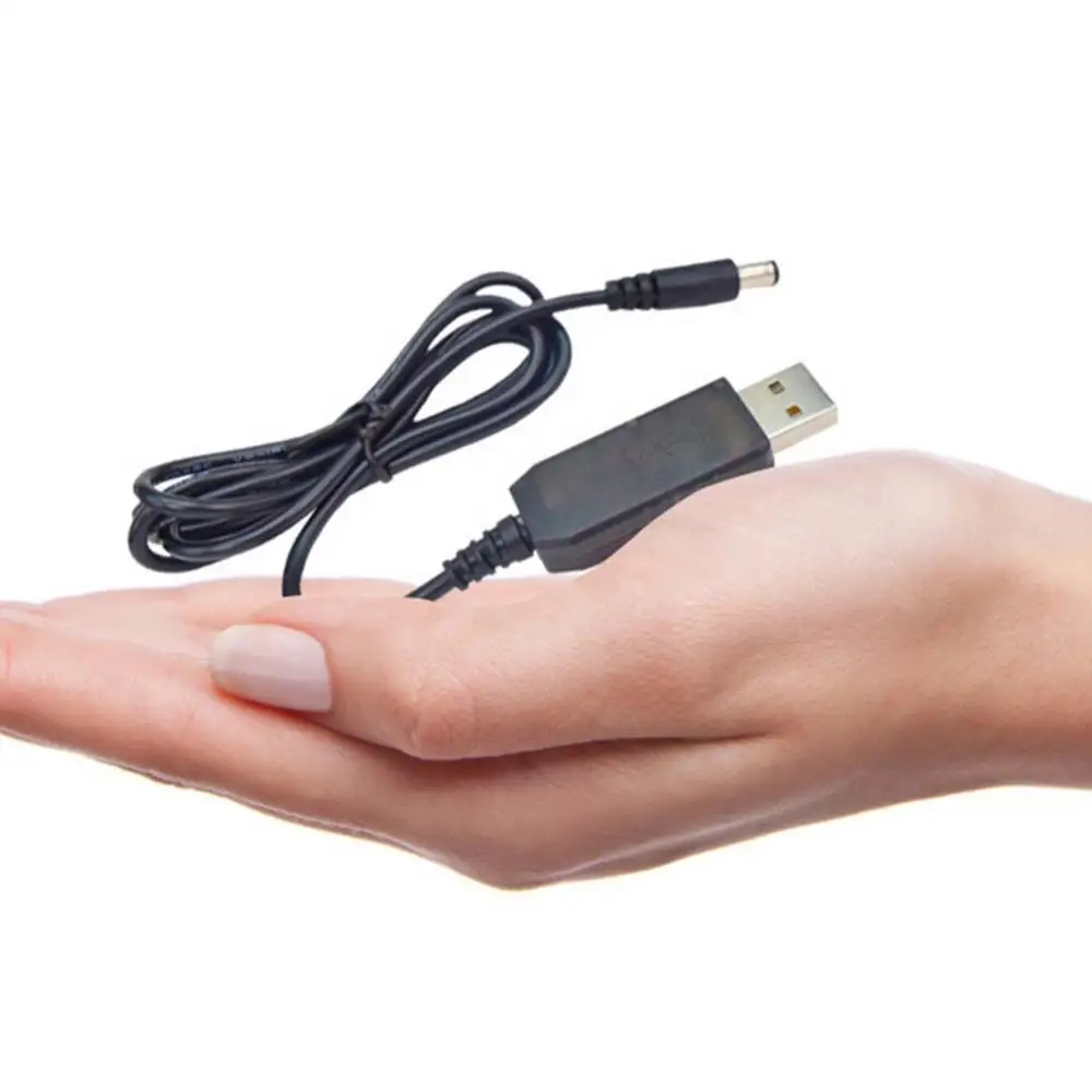 Power Supply USB DC 5V To 8.4V/9V/12V 5.5x2.1mm Male Plug Step-up Adapter Cable