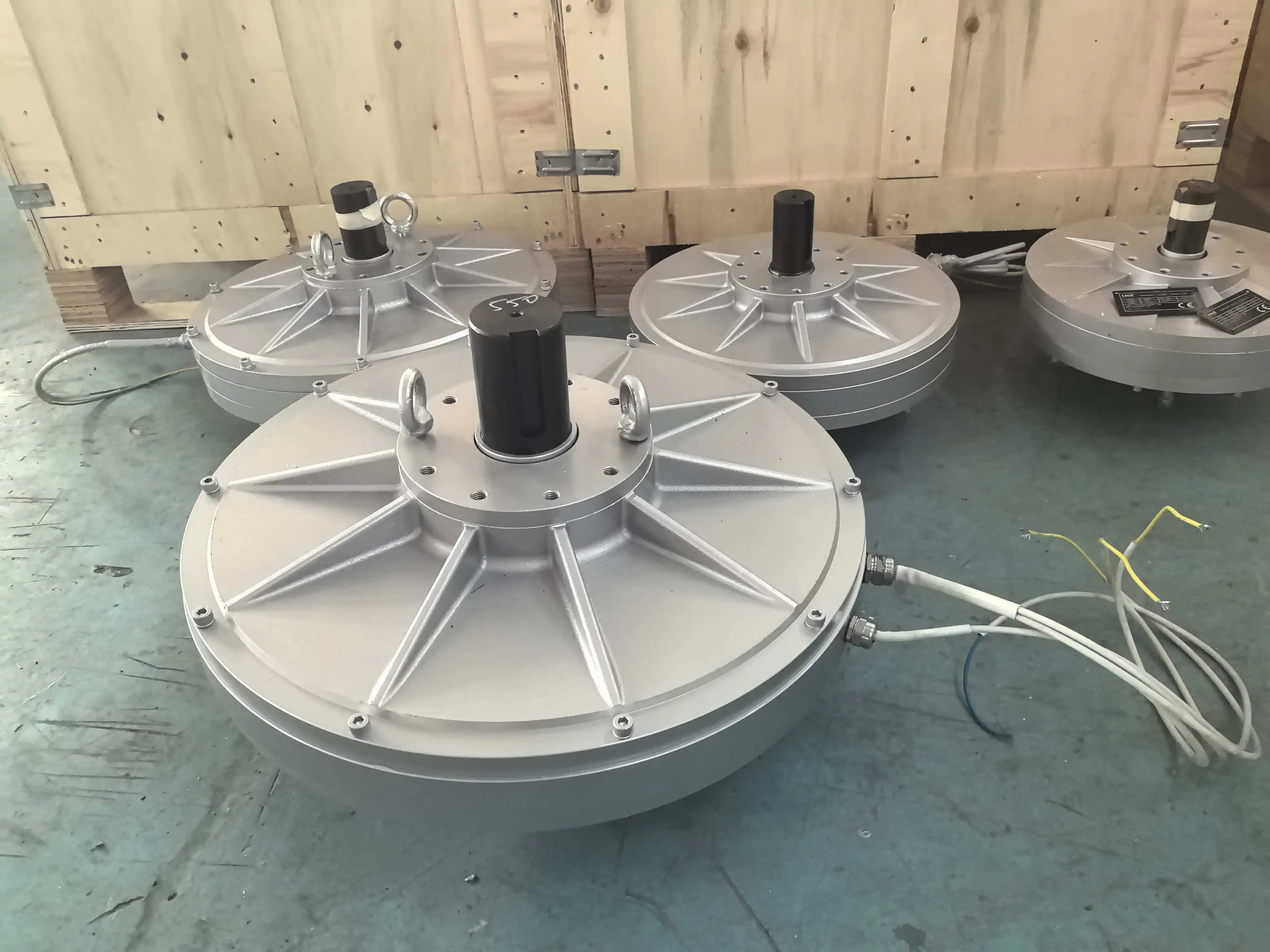 Vertical Permanent Magnet Alternator Coreless Maglev Generator 10KW 12V-380V 100rpm-500rpm for DIY Water Wind Turbine