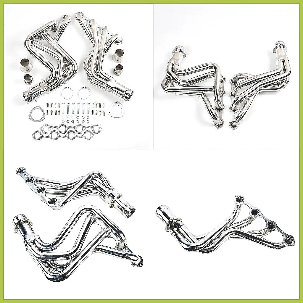 Kit de Cabezales de Escape de Alto Rendimiento y Juntas para Ford F100 F150 302 V8 5.0L 1969-1979, Acero Inoxidable T-304