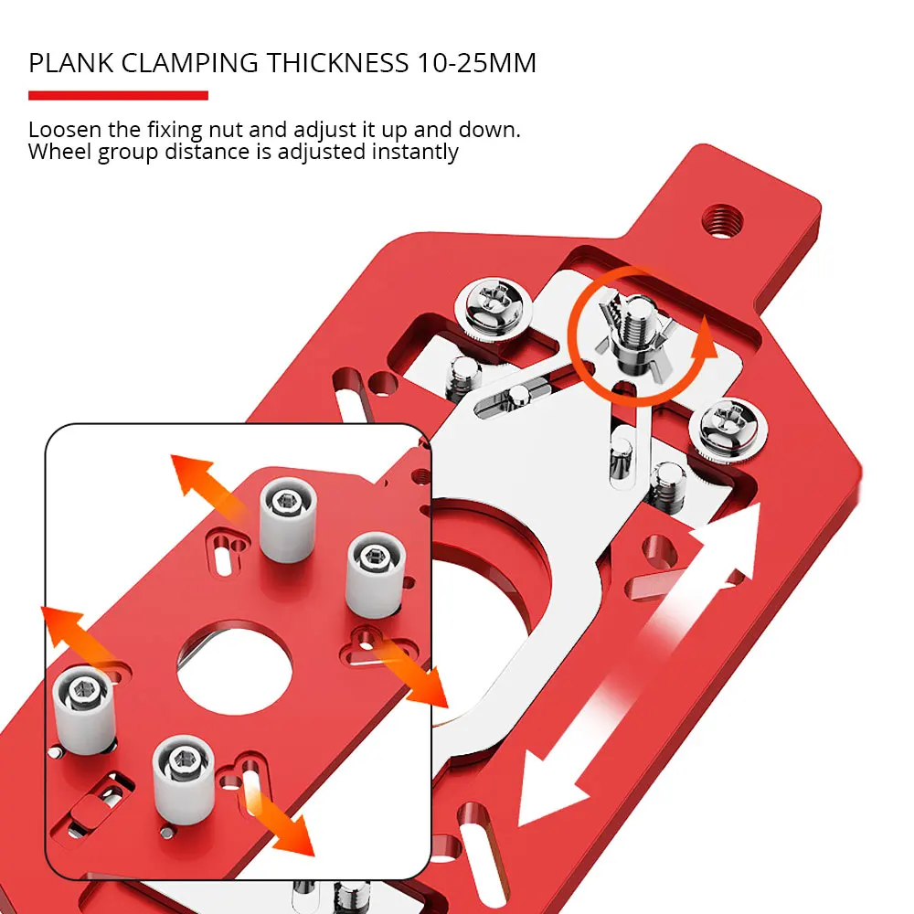 Imagem -04 - Multifuncional Router Milling Groove Bracket Circle Cutting Jig Gabinete Hardware Guia Ajustável Ferramenta de Carpintaria