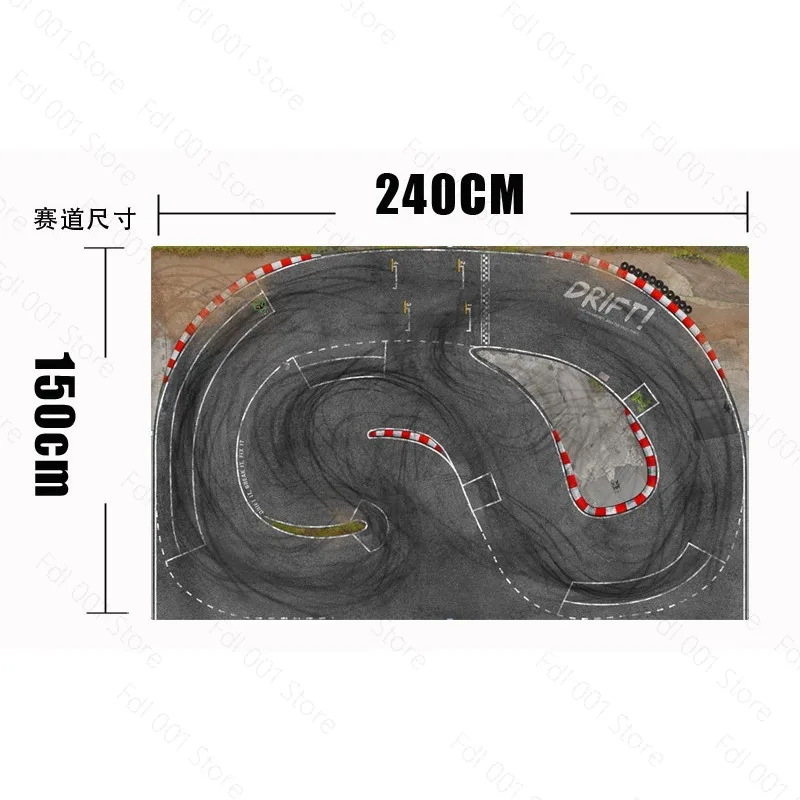 RC Drift Track for 1/28 MINI-Z RW00 DRZ GLD BMX Mini Car Professional Racing Circuit