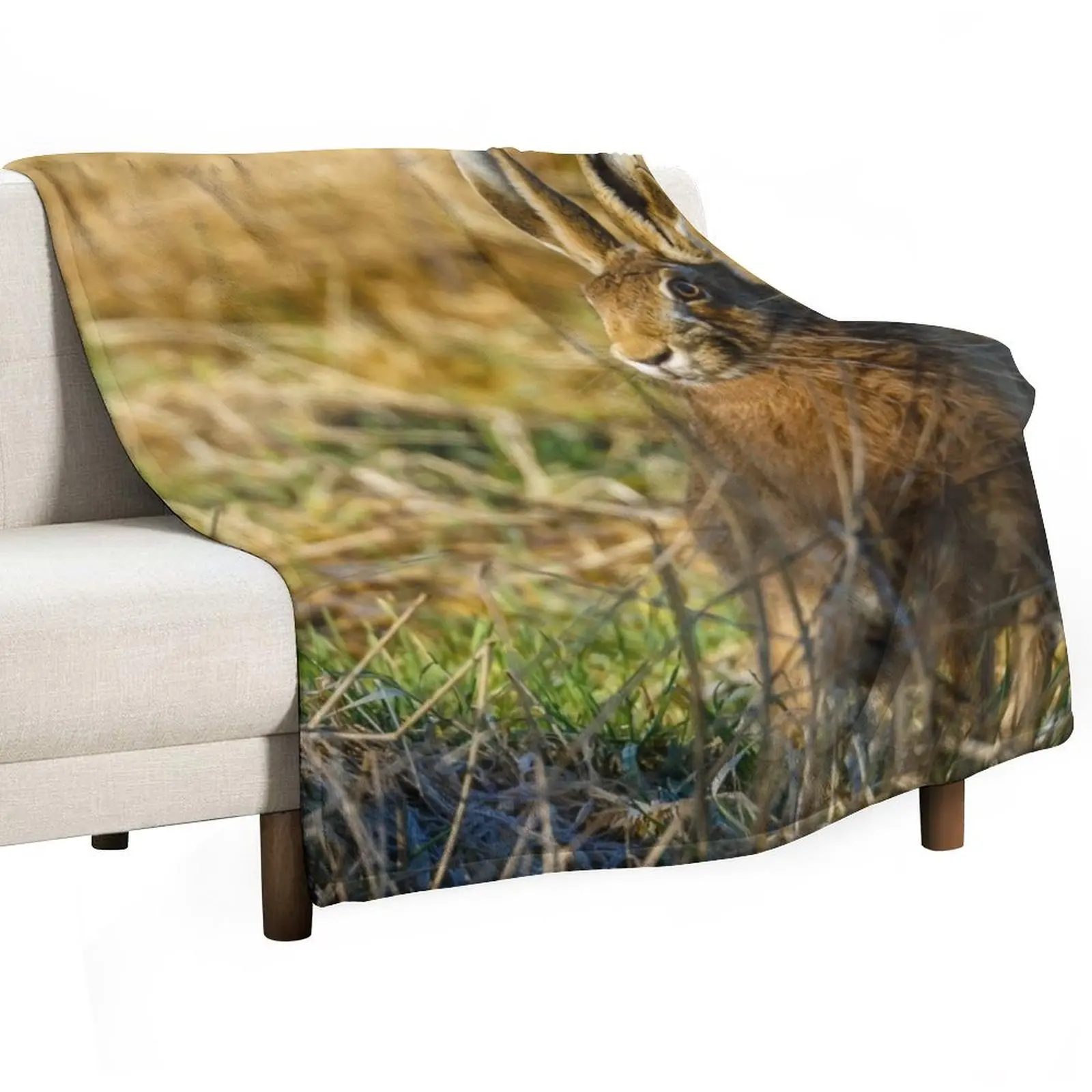 

Love is in the Hare Throw Blanket Fuzzy Plush Throw Blanket for Sofa Chair