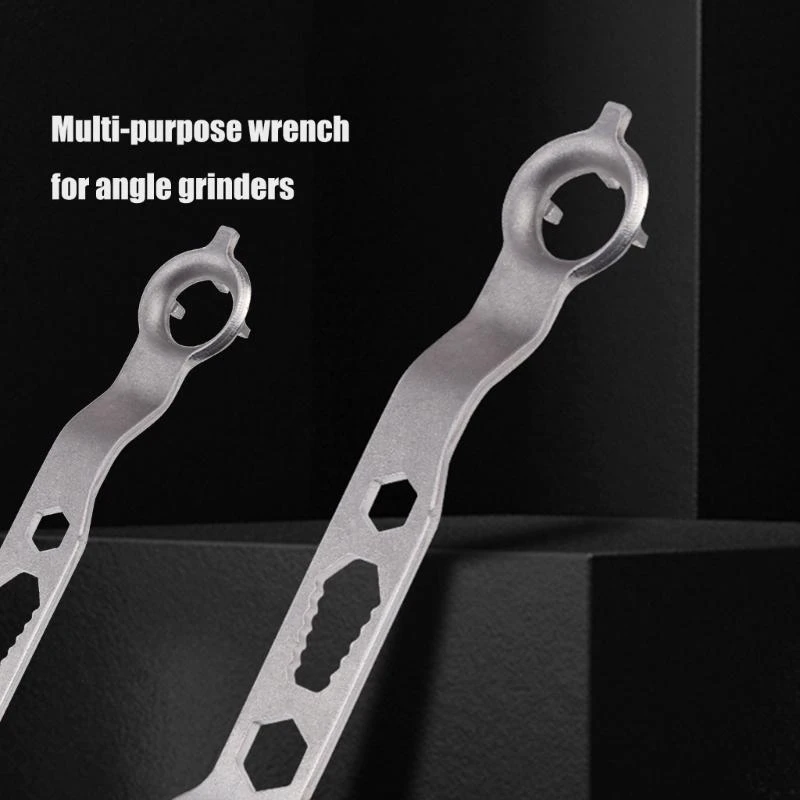 W3JE Grinders Spanner Wrench 4 Claw Double Head Harench Profession
