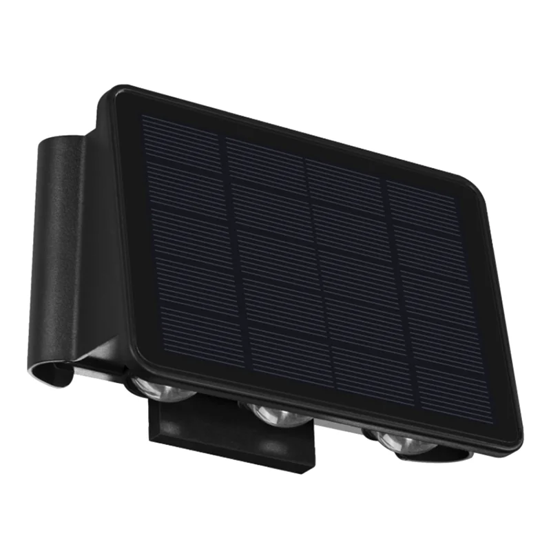 

Solar Wall Light Outdoor Up-Down Lighting LED Lamp Solar Wall Washing Lights for Courtyard Garden 5 Light-A74P