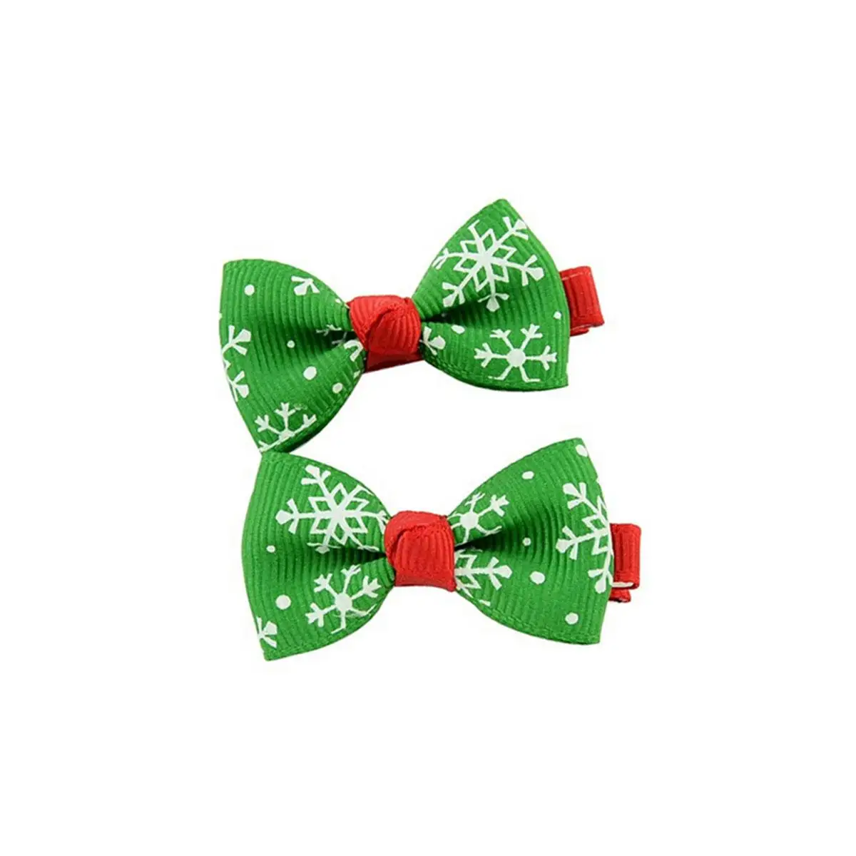 

20 Pcs Accessories Bow Hairpin Clips Bowtie Grip European and American Toddlers Children Snap Christmas